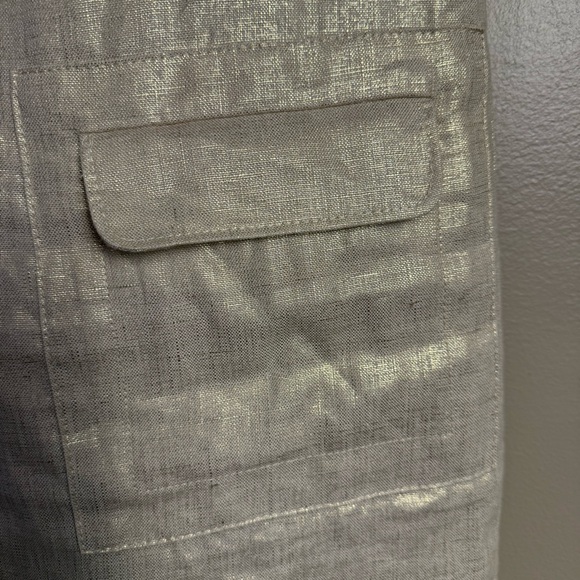 J. Crew Gold Sheath Mini Dress Crew Neck Sleeveless - Picture 10 of 13